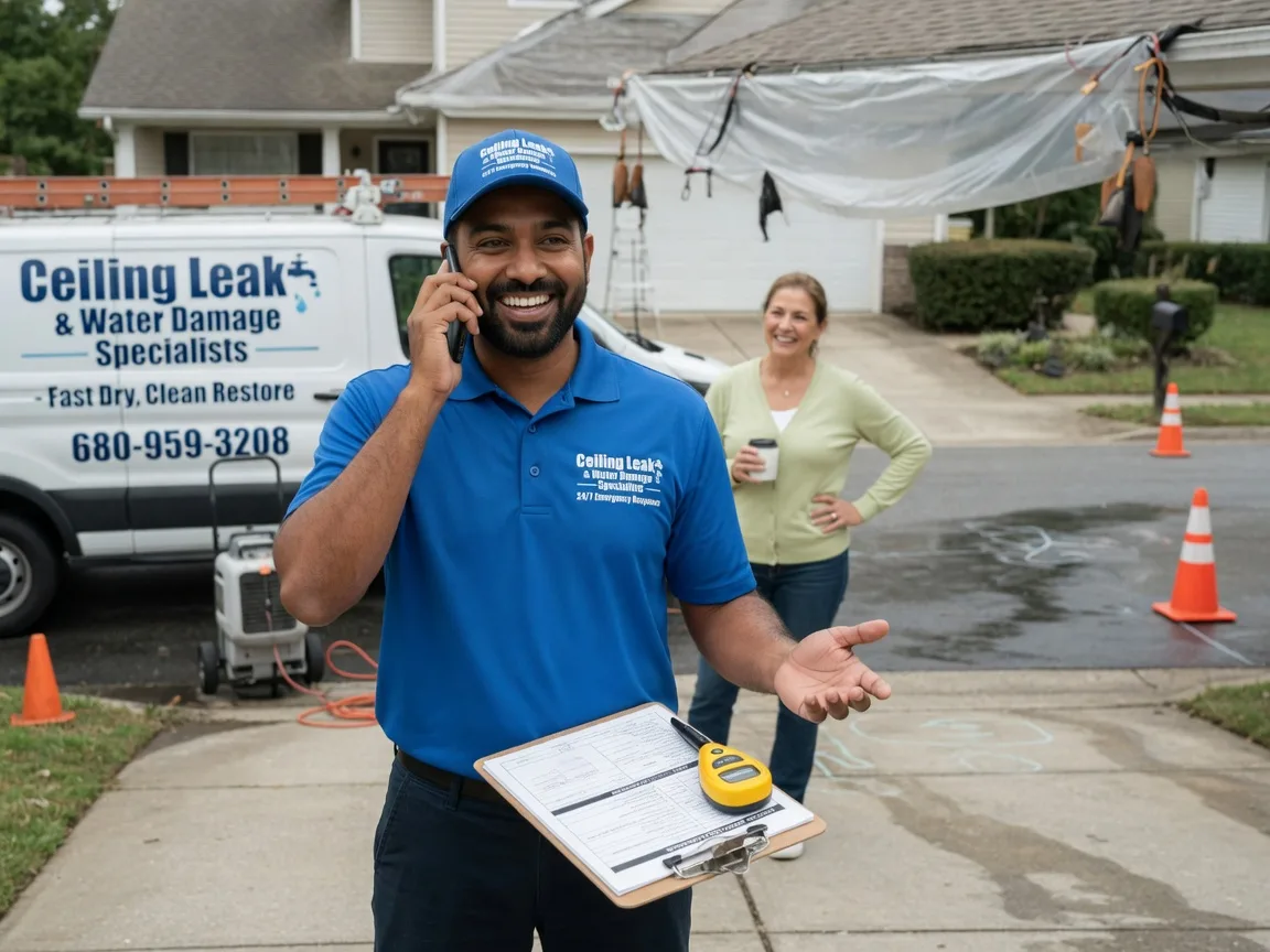 Ceiling Leak Cleanup Onemo, VA FAQs